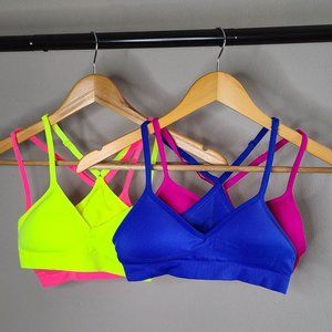 NEW! Neon Racerback Sports Bras